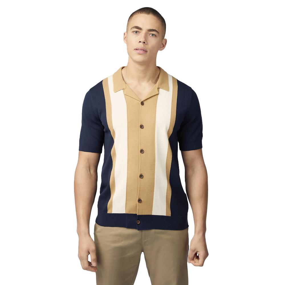 Ben Sherman Resort Neck Button Through Polo